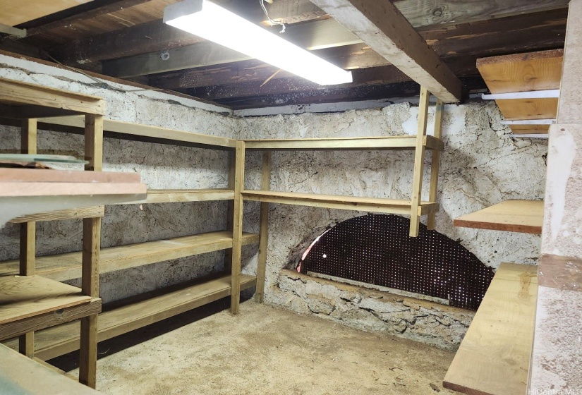 Basement storage