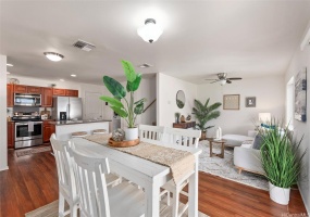 Open concept living/dining