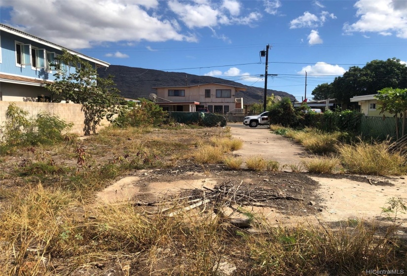 View of lot from the back