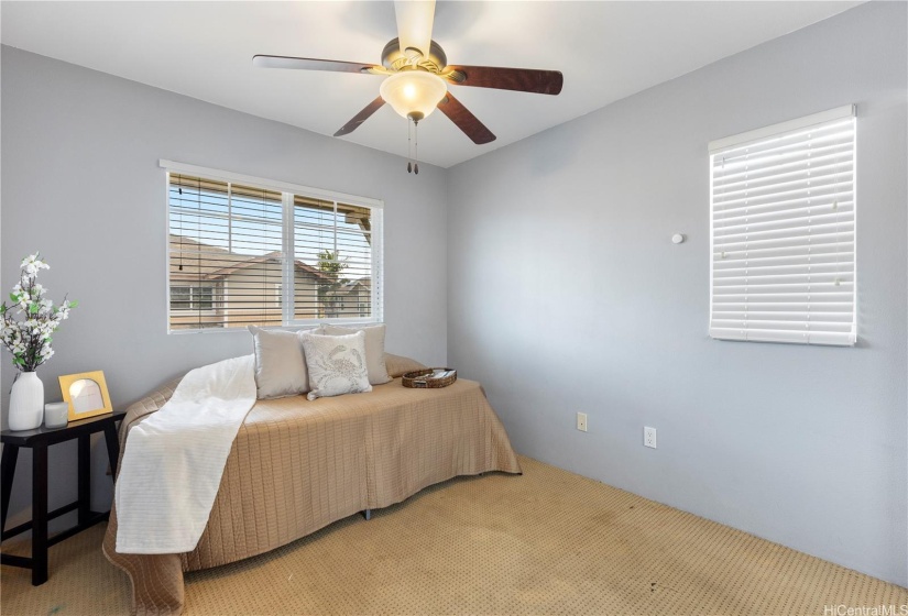 3RD UPSTAIRS BEDROOM.  UPSTAIRS CARPETS NEED TO BE CHANGED. SELLER GIVING CLOSING COST CREDIT INSTEAD OF CHANGING CARPETS