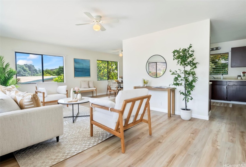 Appreciate the natural lighting and cross breeze throughout the home