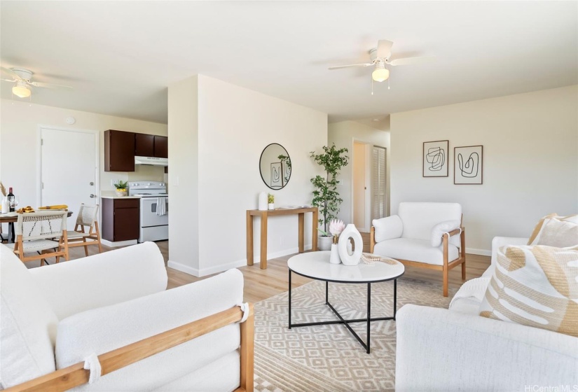 This home has LVT flooring that was installed in 2024