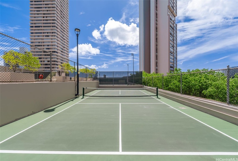 New pickleball court was installed