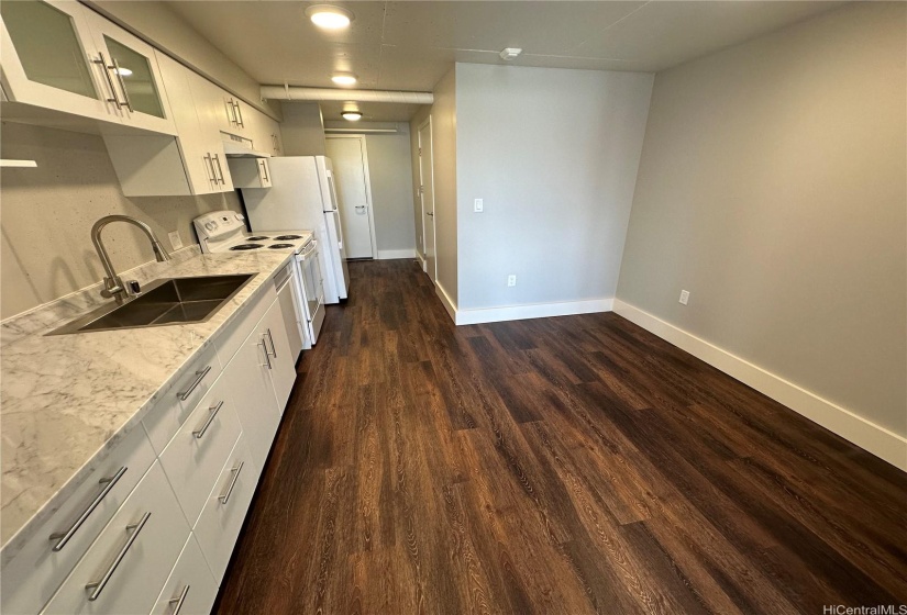 Living Room Area/Kitchen