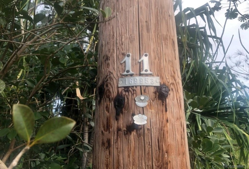 Pole across street