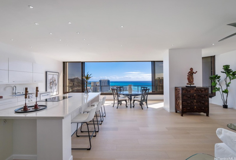 Bright and cheerful and never short of a view.