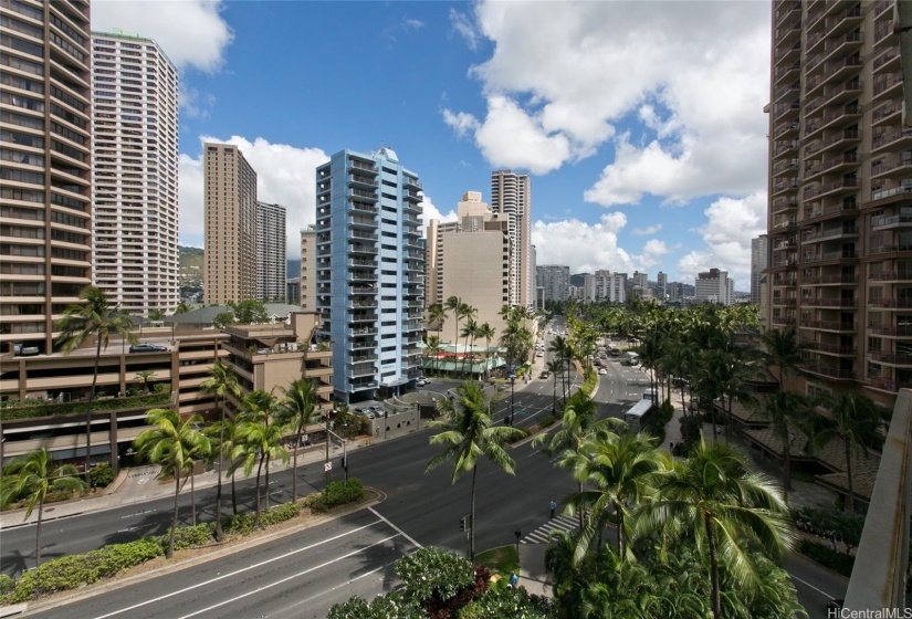 Full length sliding glass doors lead out to the spacious lanai.