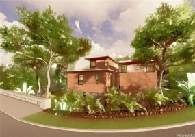 Rendering of home that is permit ready to build.