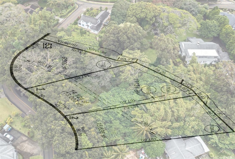 Parcel 53 to the left is this listing with approved house plans.
