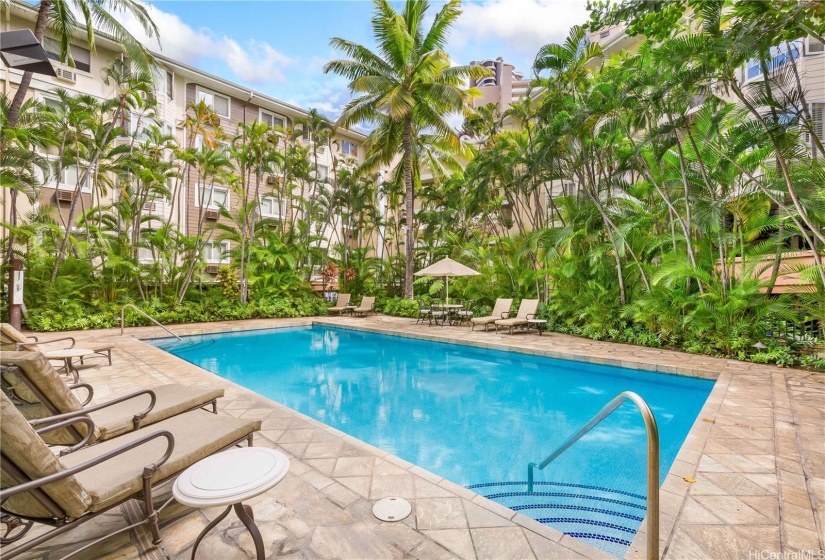 heated pool
