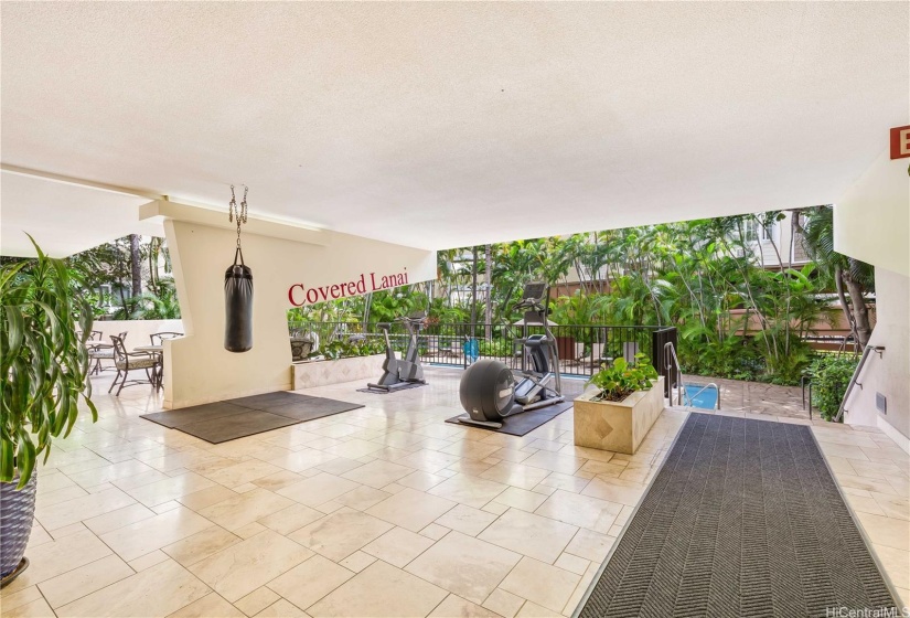 outdoor workout space