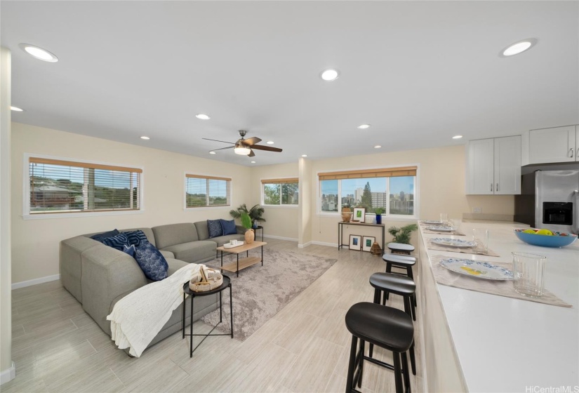 Upstairs living room