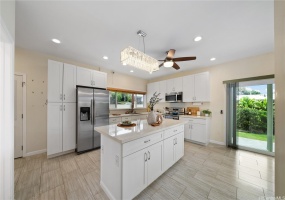 Downstairs kitchen and yard entry