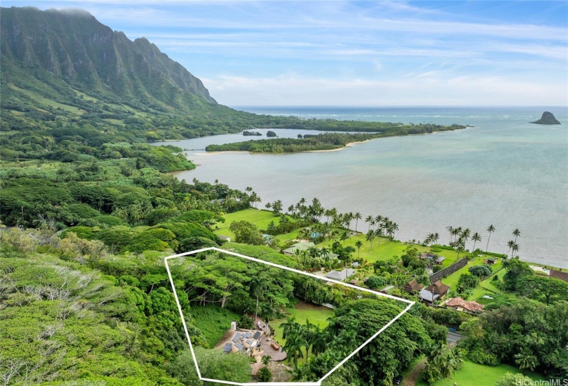 Drone from Mountain. Lines are approximate for visual purposes only