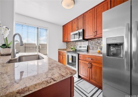 The home chef will love this sunny, efficient kitchen.