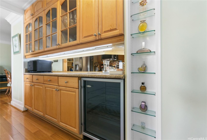 Wine cooler, more Kitchen storage