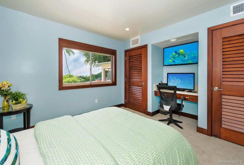 All bedrooms have ocean views, automatic blinds and built-in desks to make your move in easy.