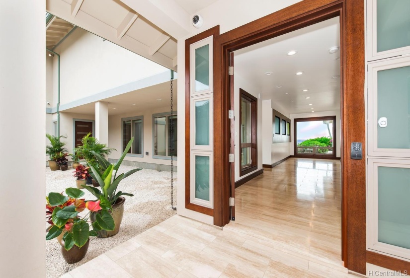 Ocean views begin as you walk through your spacious front entry.