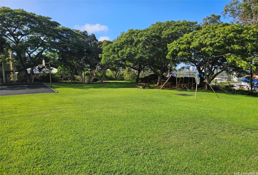 Regency Park's 2-acre park, childrens playground and walks.