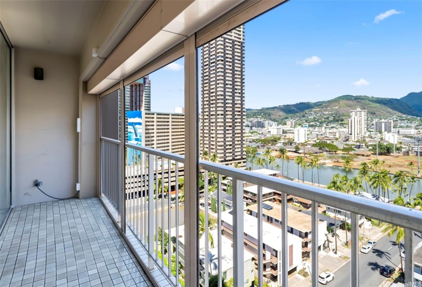 Take in the tropical breeze and magnificent views from the lanai with automatic shutters.