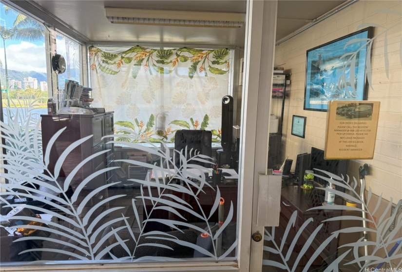 MANAHGEMENT OFFICE ON PROPERTY