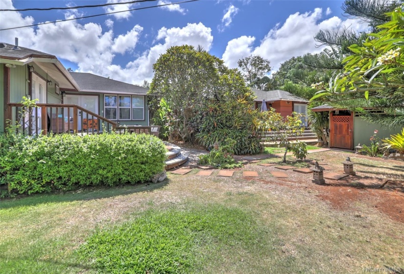 General view of the two single family homes