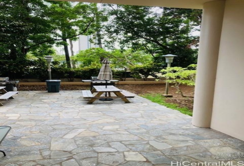 Barbeque area