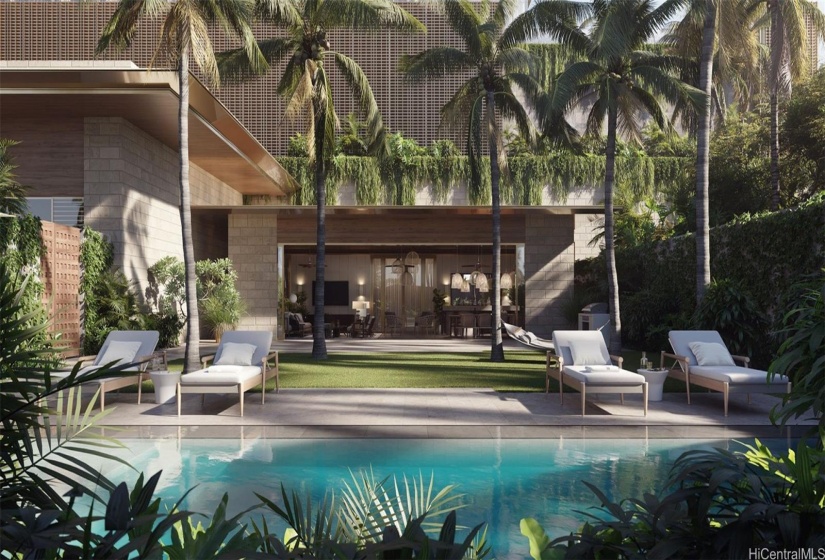 Lauhala Pool House