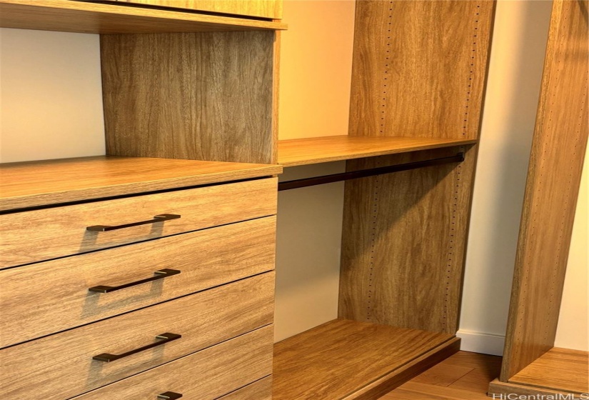 Primary Bedroom Walk-In Closet System