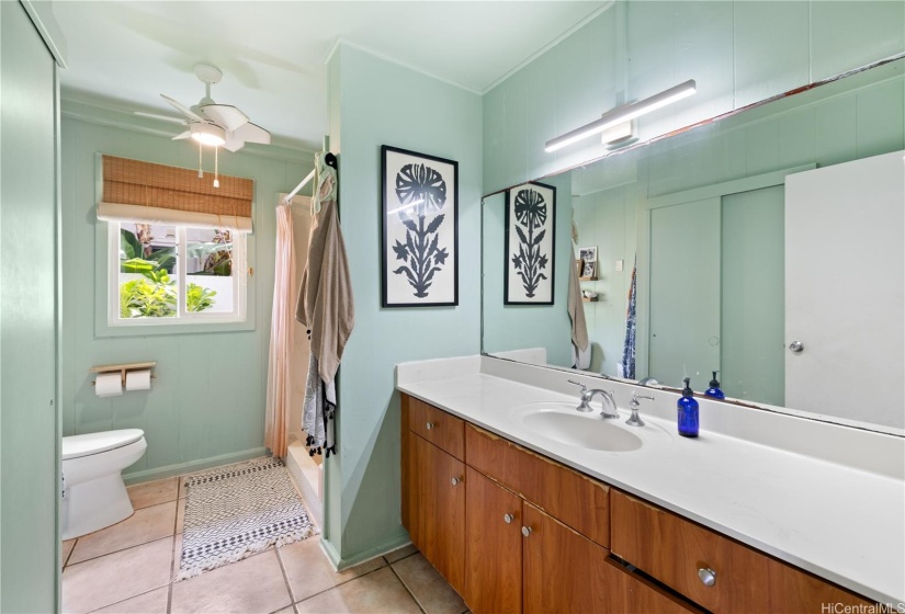 Primary bathroom.
