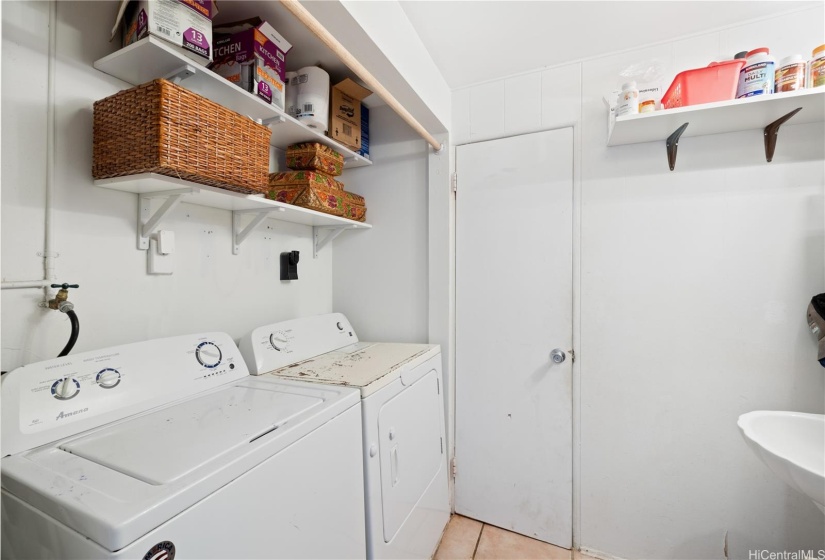 Washer/Dryer in property.