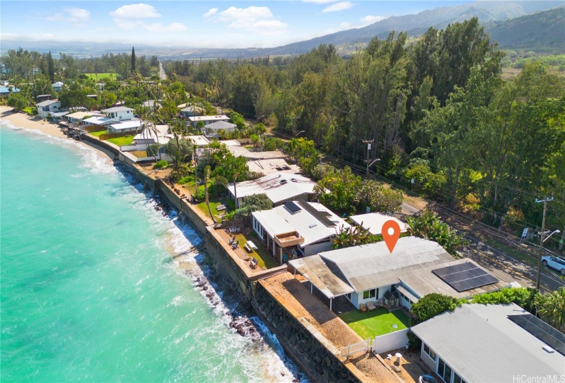 Property is located at the end of Farrington highway right across from Dillingham airfield.
