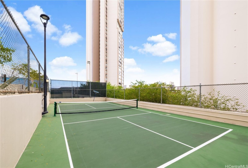 Pickleball court