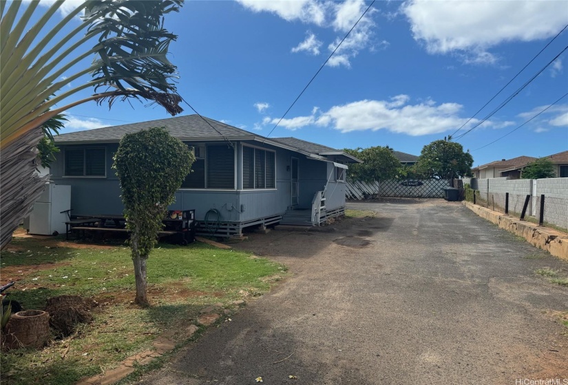 Driveway looking at property from Street