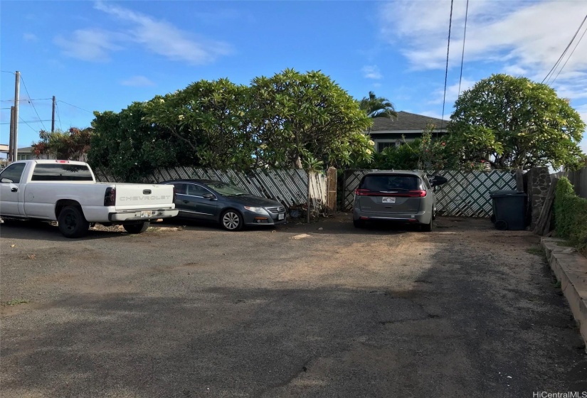 A closer look at the 3 bedroom dwelling.  The studio is beyond with a separate entrance.