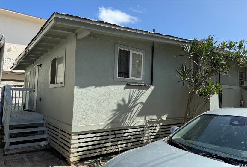 Back of front house