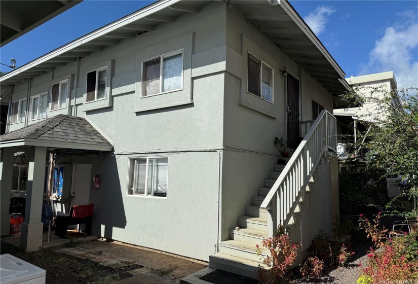 Side of back house