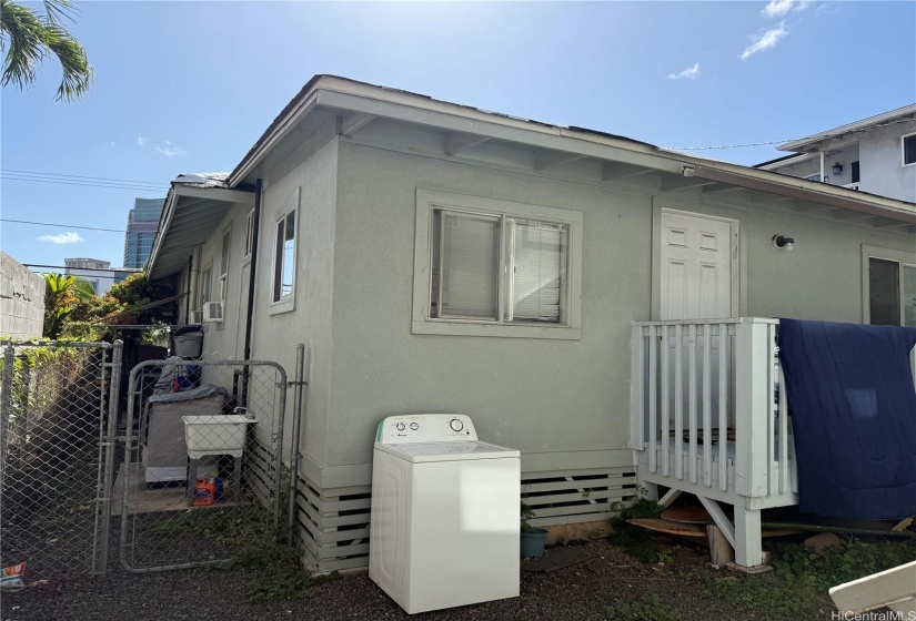 Back of front house