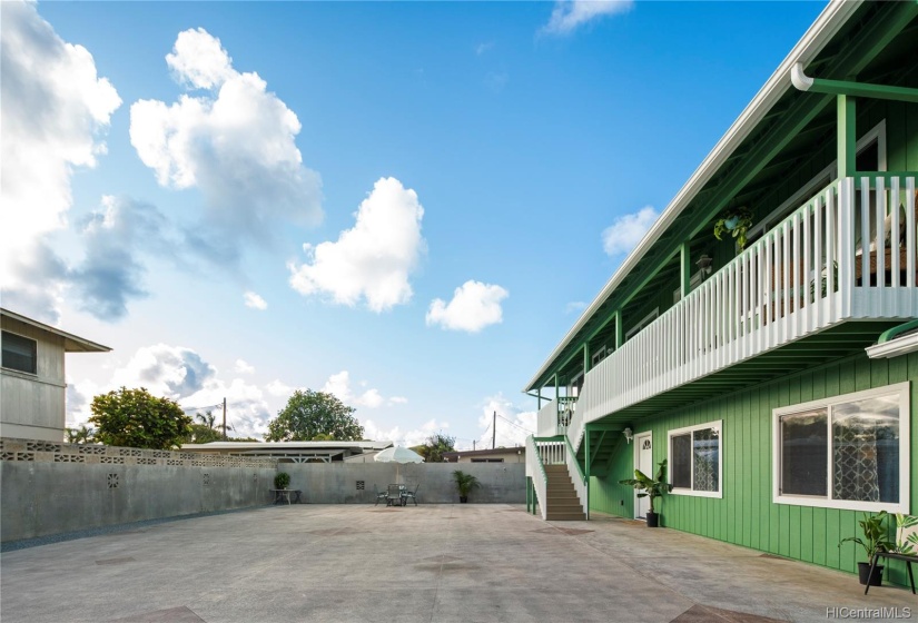 Tons of parking and extended decks on top will provide the perfect place to enjoy the view of the Ko'olau Mountains!