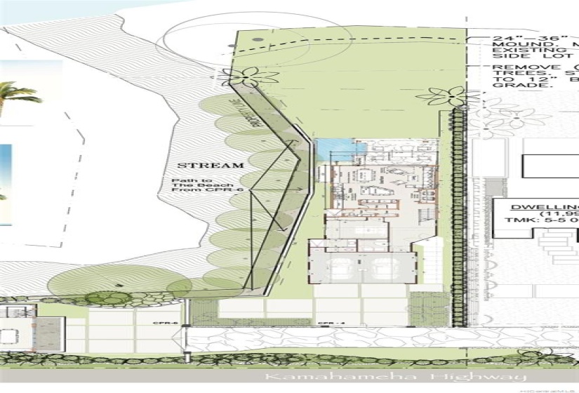 Floor Plan & Site layout of CPR 4 (planned and almost completed building permit, not yet built).