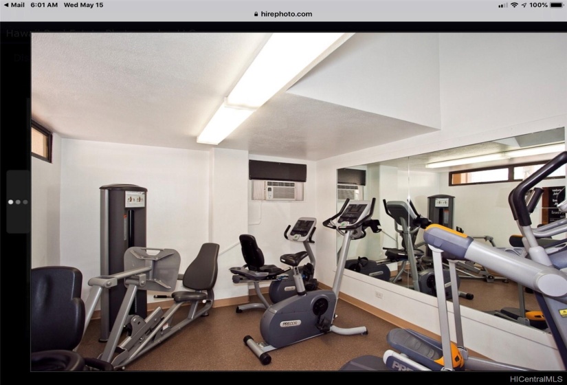 2 Exercise rooms!