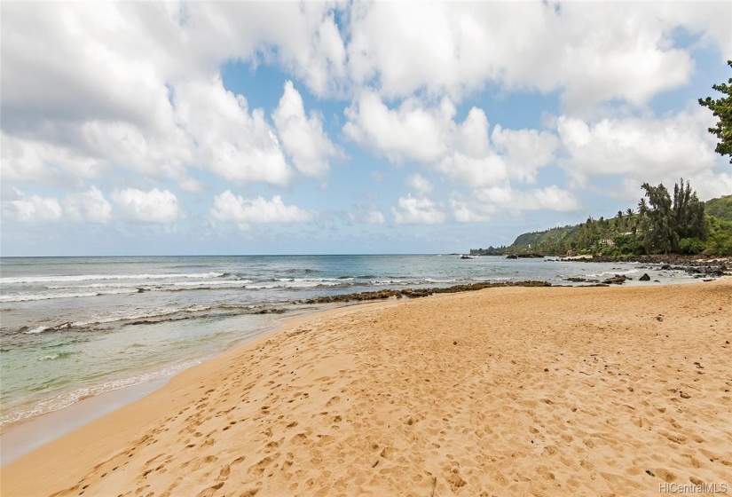 The beach is here all year long and has great tide pools for the kids to fish and play.