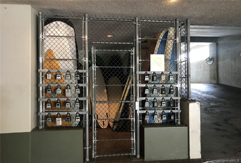 FREE, secure surf rack cage