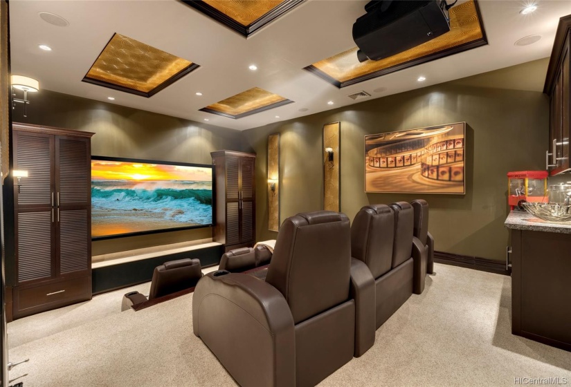 High Quality 4K movie theater with enhanced sound