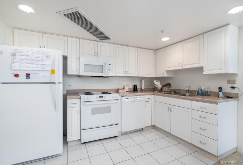 Lots of Storage in this Large Kitchen