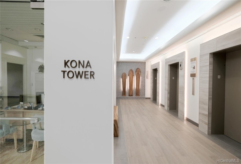 Kona Tower elevators