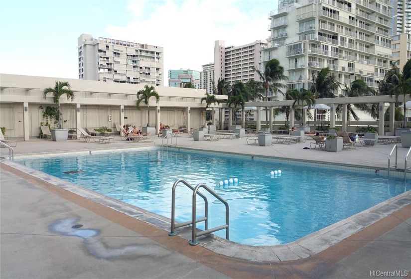 Swimming pool and sundeck (under renovation)