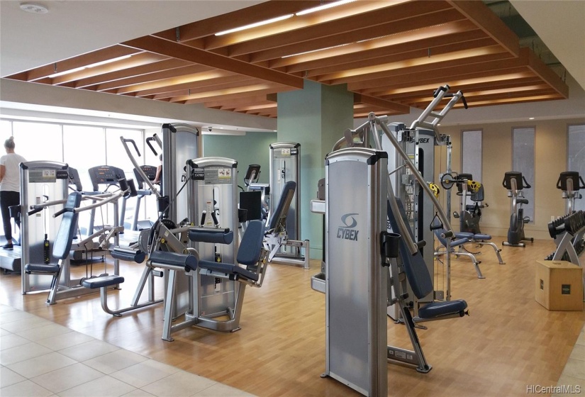 Fitness centre with steam and sauna