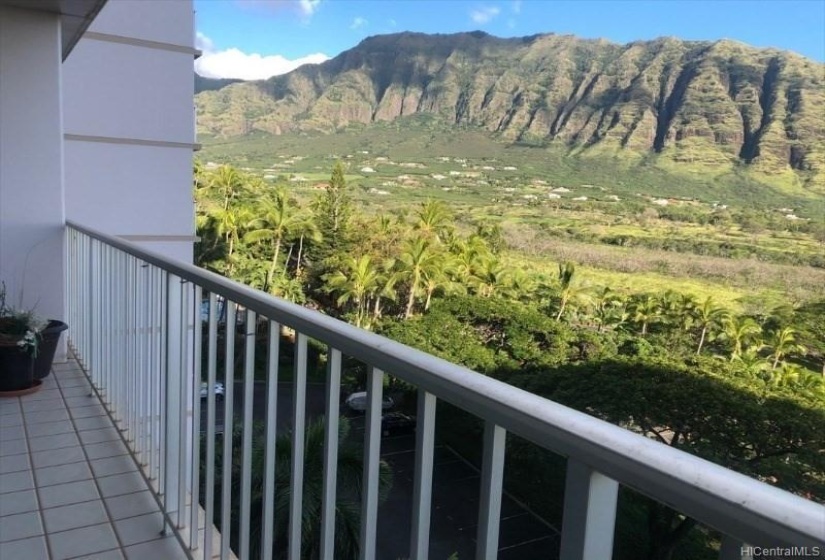 MOUNTAINS AND VALLEY FROM THE LANAI