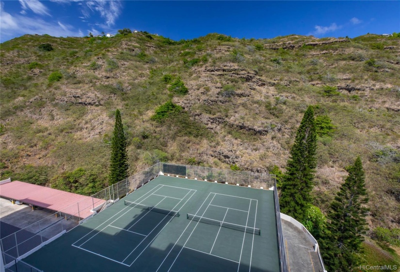 Two tennis courts on property for your enjoyment